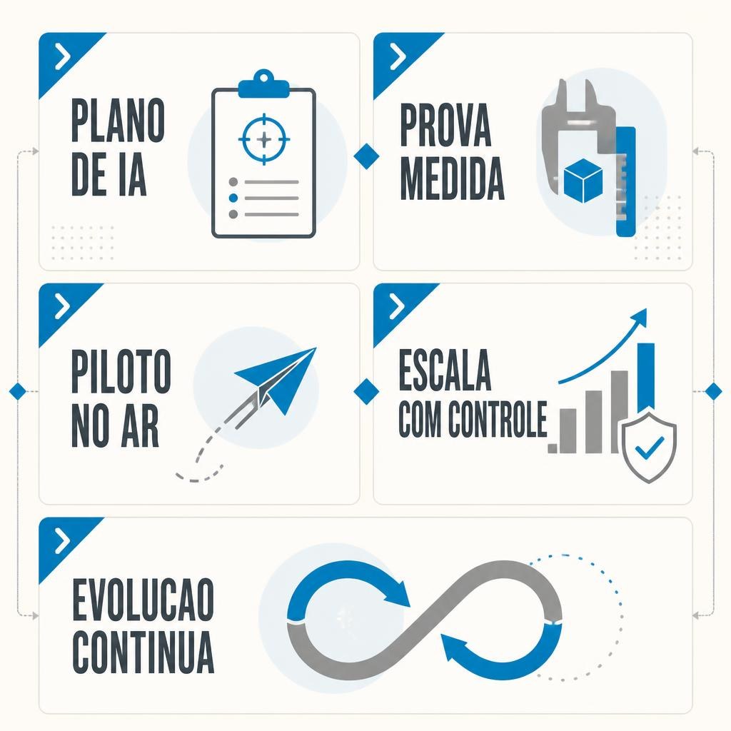 Cinco pacotes de contratação